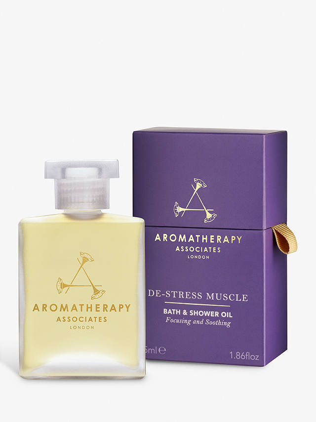 Aromatherapy Associates De-Stress Muscle Bath & Shower Oil, 55ml 1