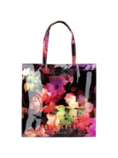 Ted Baker Coracon Kensington Floral Large Shopper Bag, Black