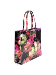 Ted Baker PAPICON Icon Large Black Floral Bag