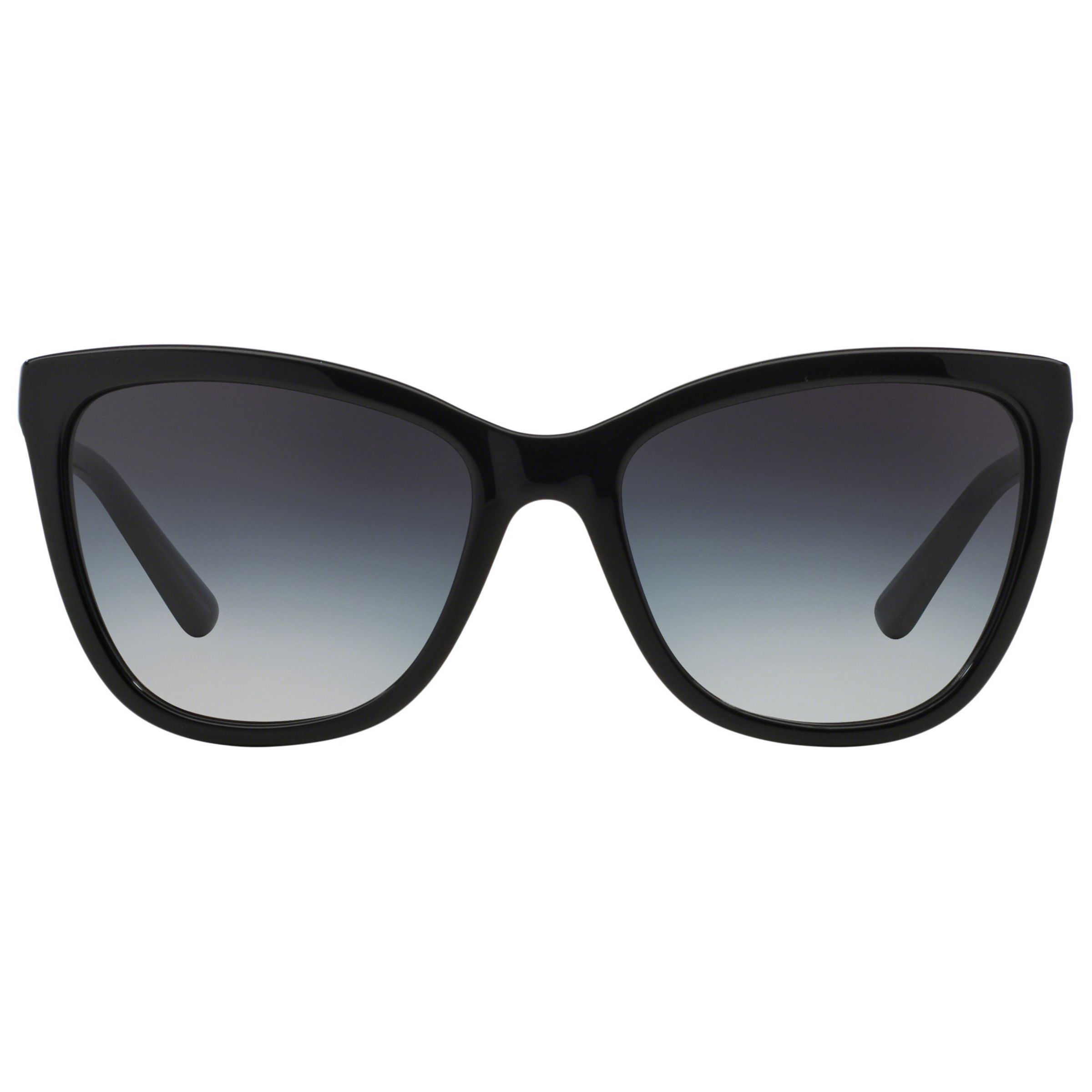 Dolce & Gabbana DG4193 Cat's Eye Sunglasses, Black at John Lewis & Partners