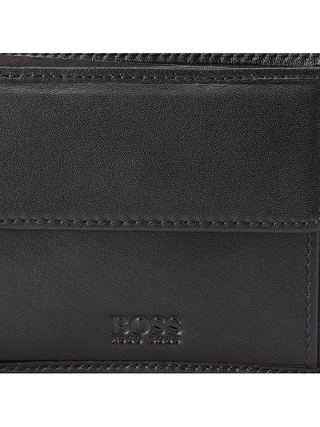 BOSS Asolo Bi-fold Leather Wallet, Black