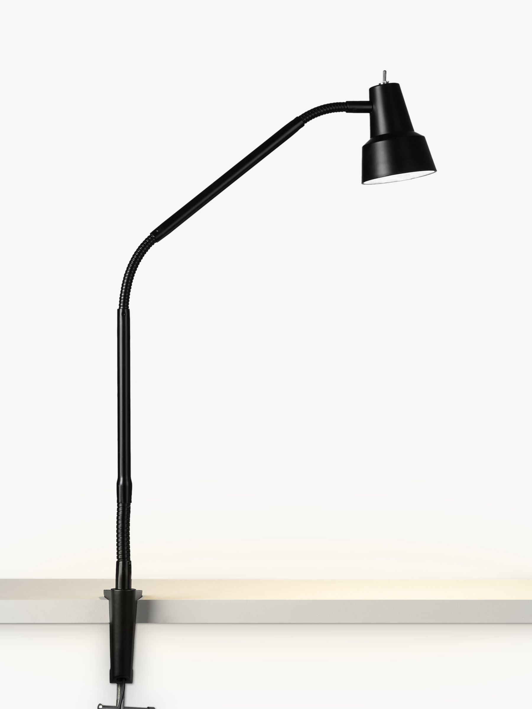 John Lewis Partners Zadie Led Clip On Desk Lamp With Clamp At