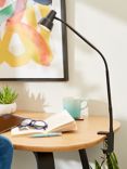 ANYDAY John Lewis & Partners Zadie LED Clip on Desk Lamp with Clamp
