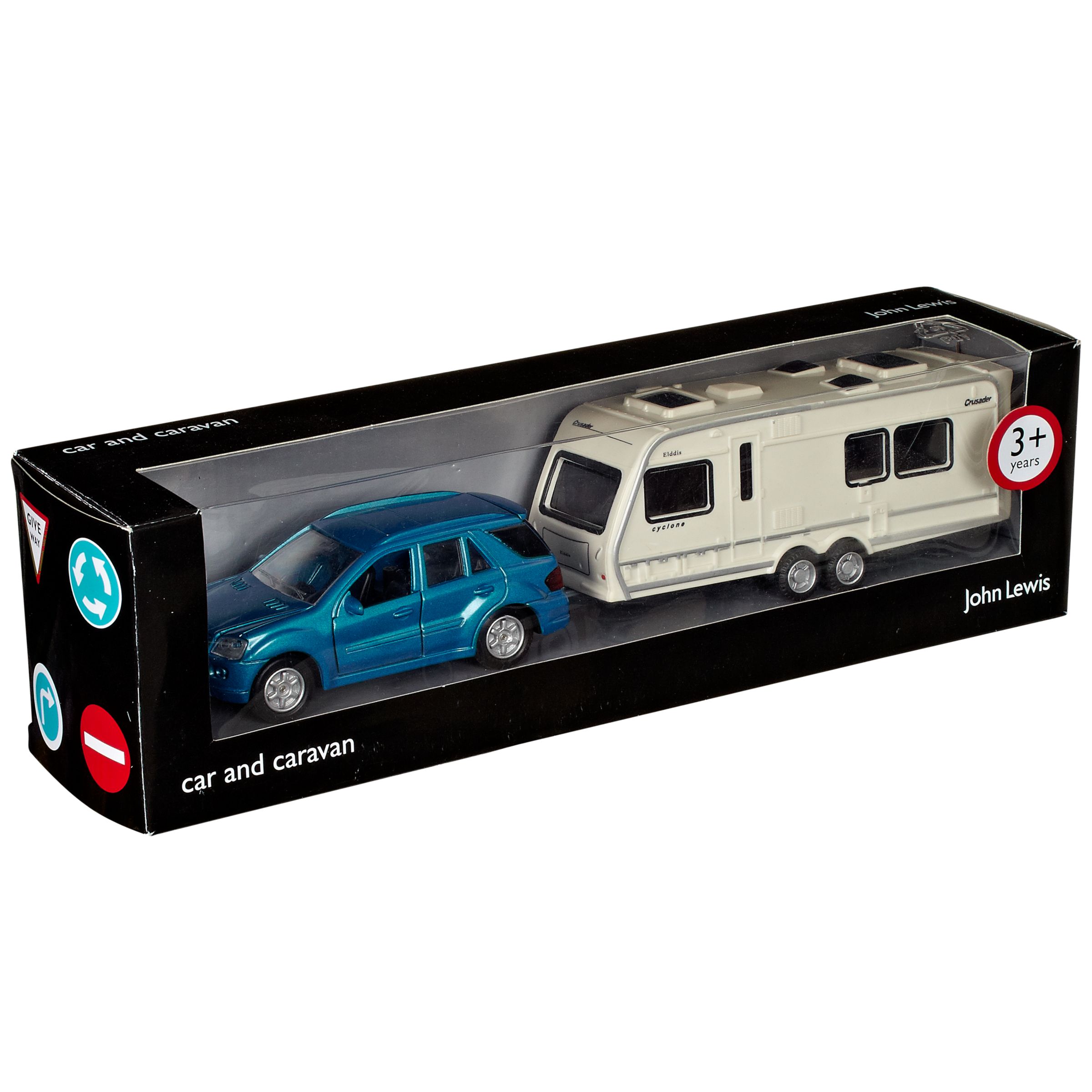 toy car and caravan set