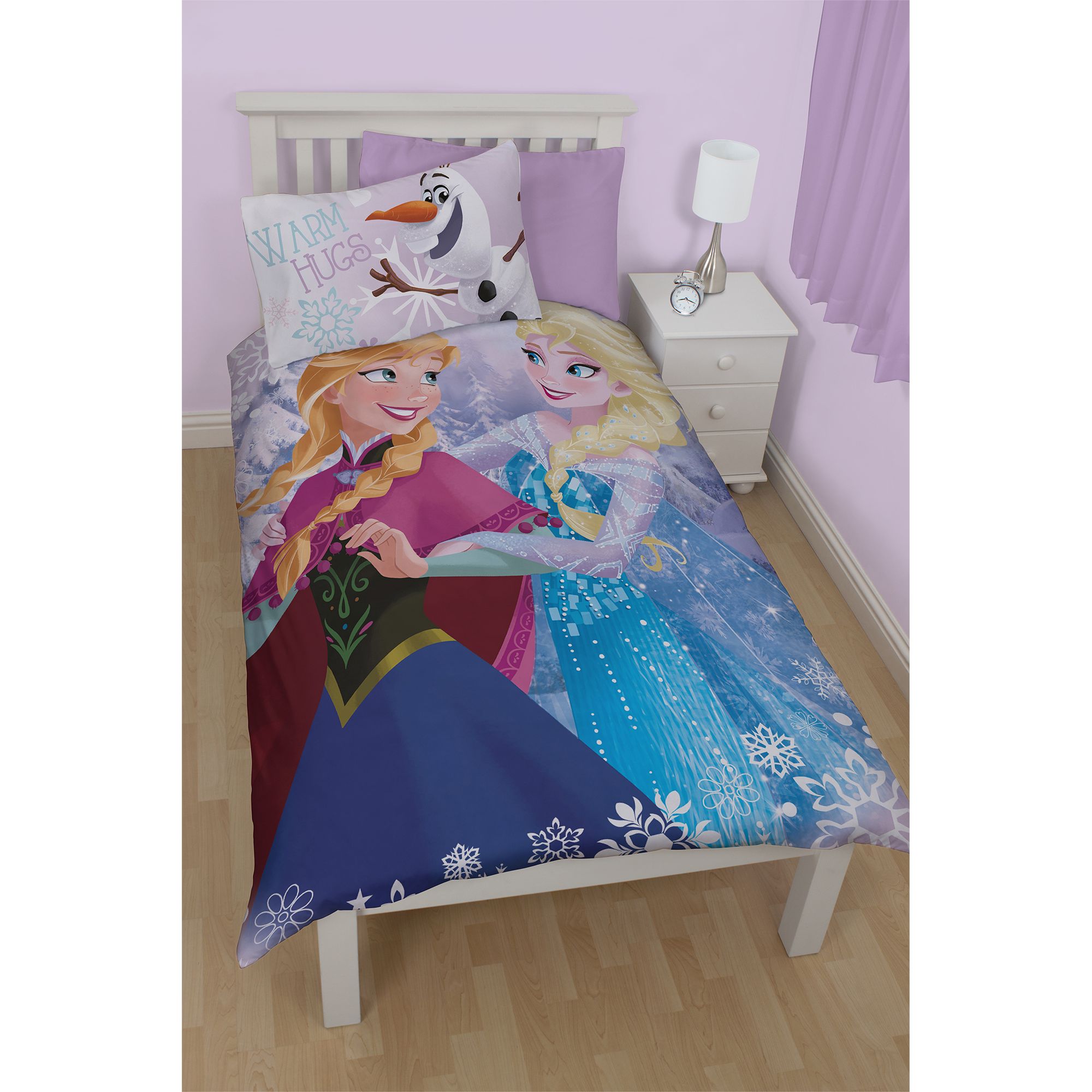 Disney S Frozen Elsa Anna Single Duvet Cover And Pillowcase Set