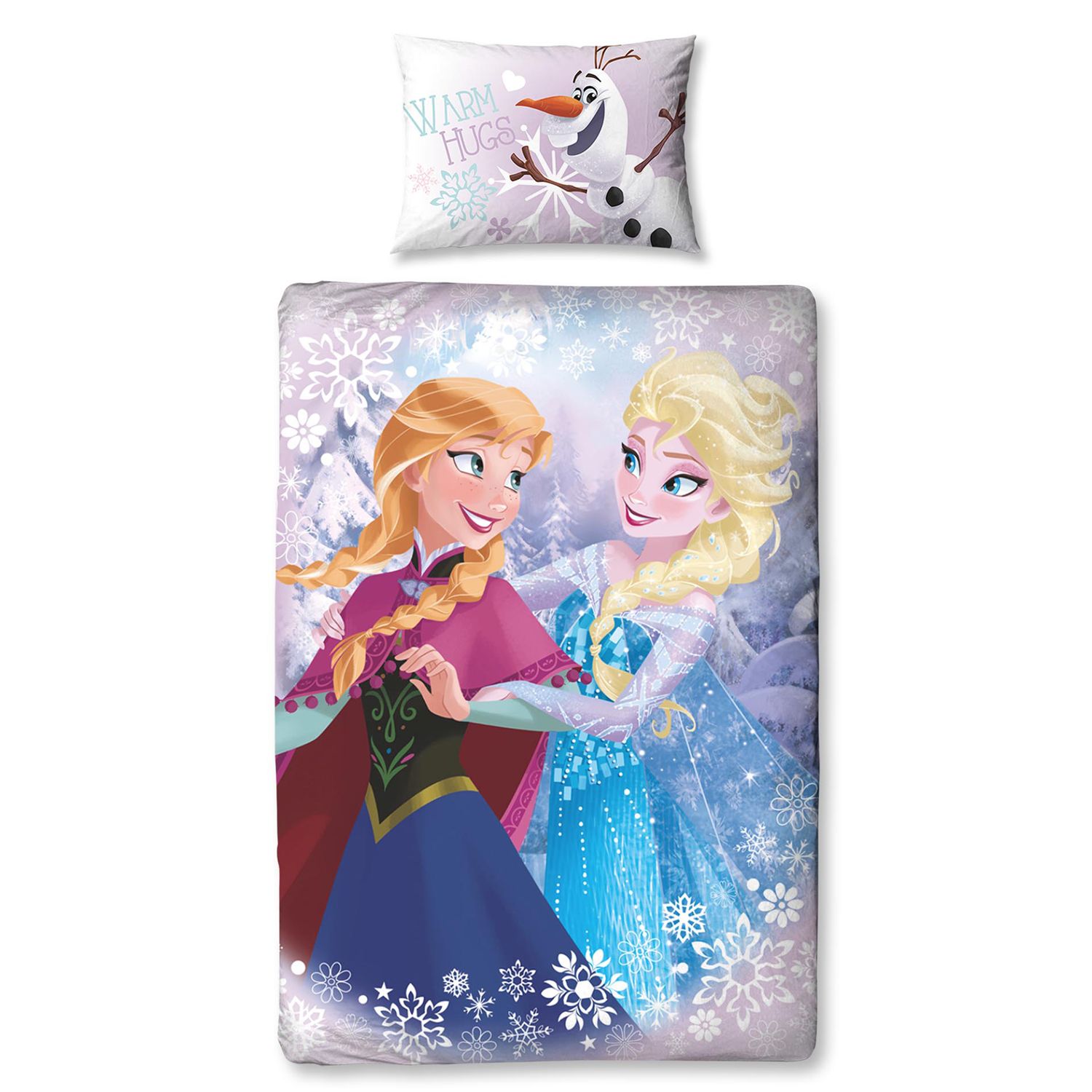 Disney S Frozen Elsa Anna Single Duvet Cover And Pillowcase Set