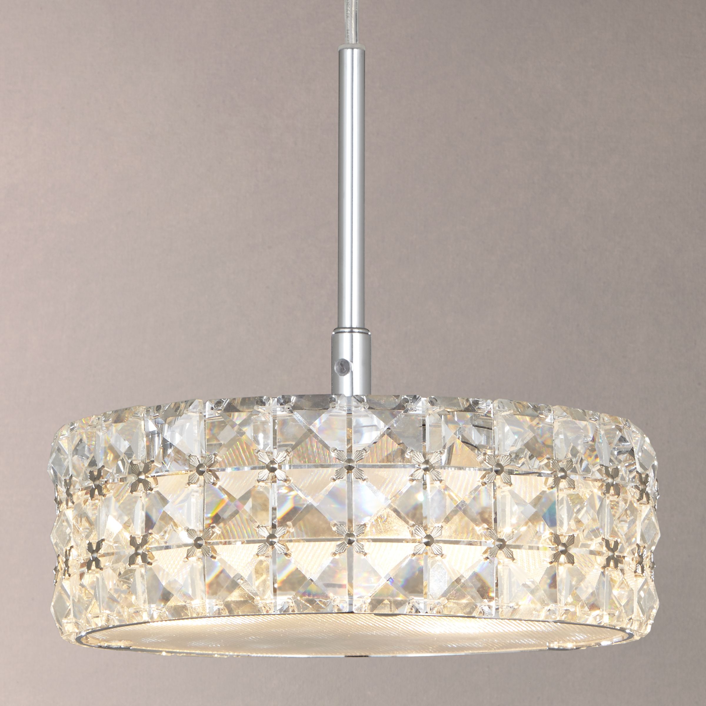 John Lewis Aurora Double Insulated Crystal Pendant Light