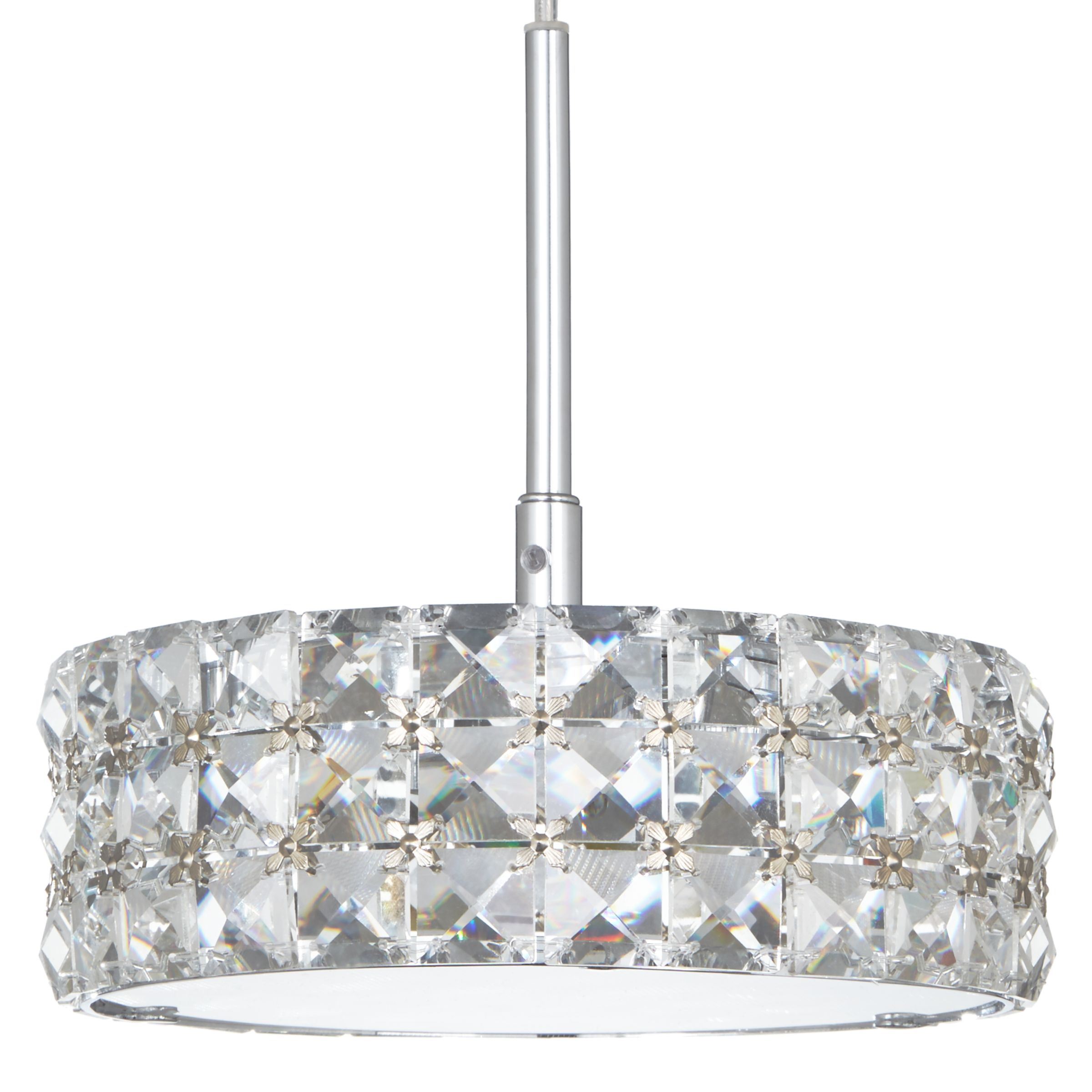 John Lewis Aurora Double Insulated Crystal Pendant Light