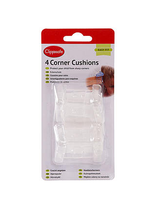 Clippasafe Corner Cushions, Pack of 4, White