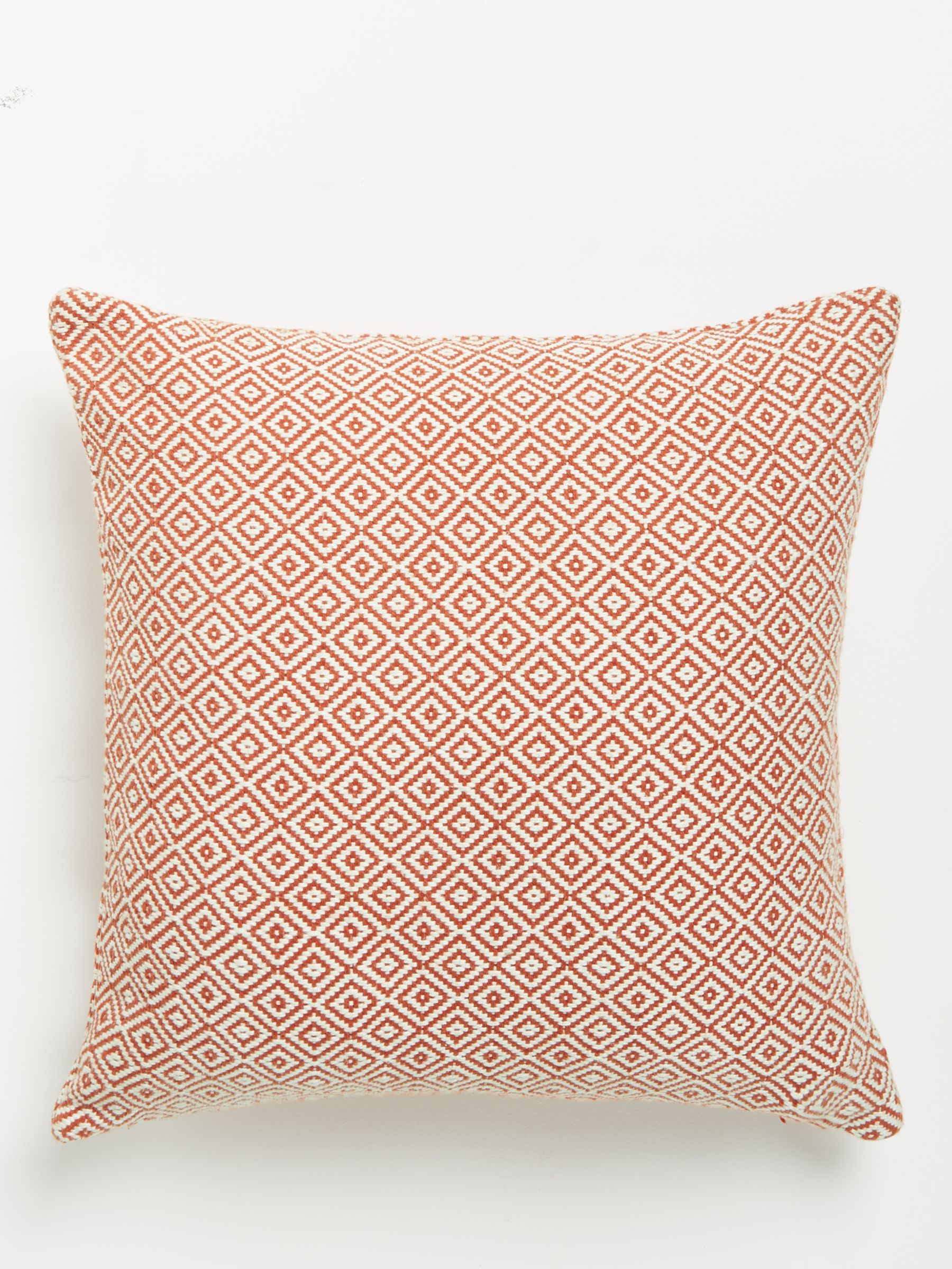 orange patterned cushions