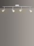John Lewis & Partners Logan GU10 LED 4 Spotlight Ceiling Bar