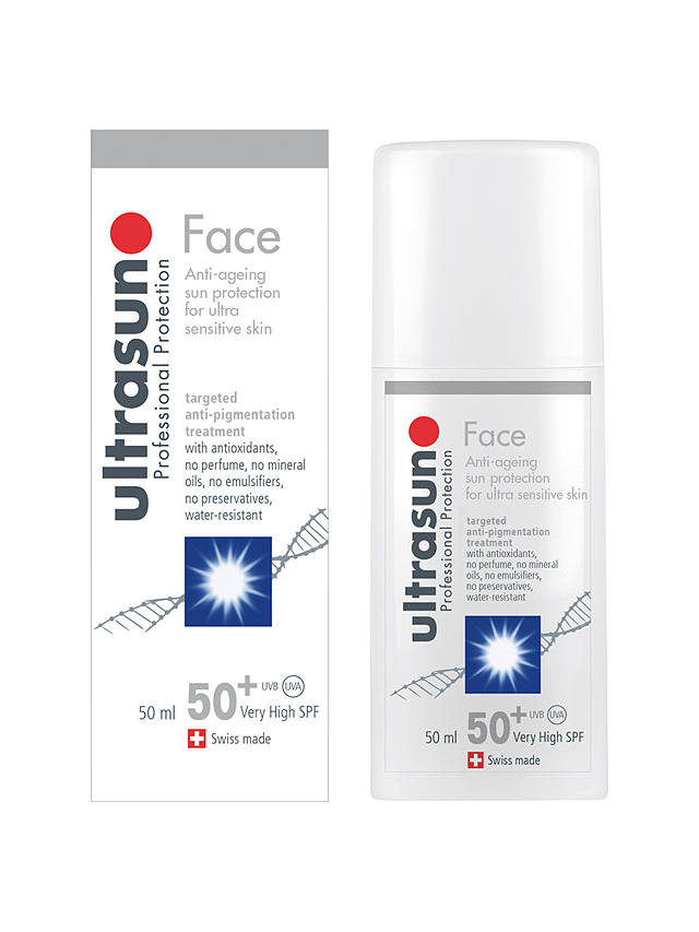 Ultrasun SPF 50+ Anti-Ageing Facial Sun Cream, 50ml 4
