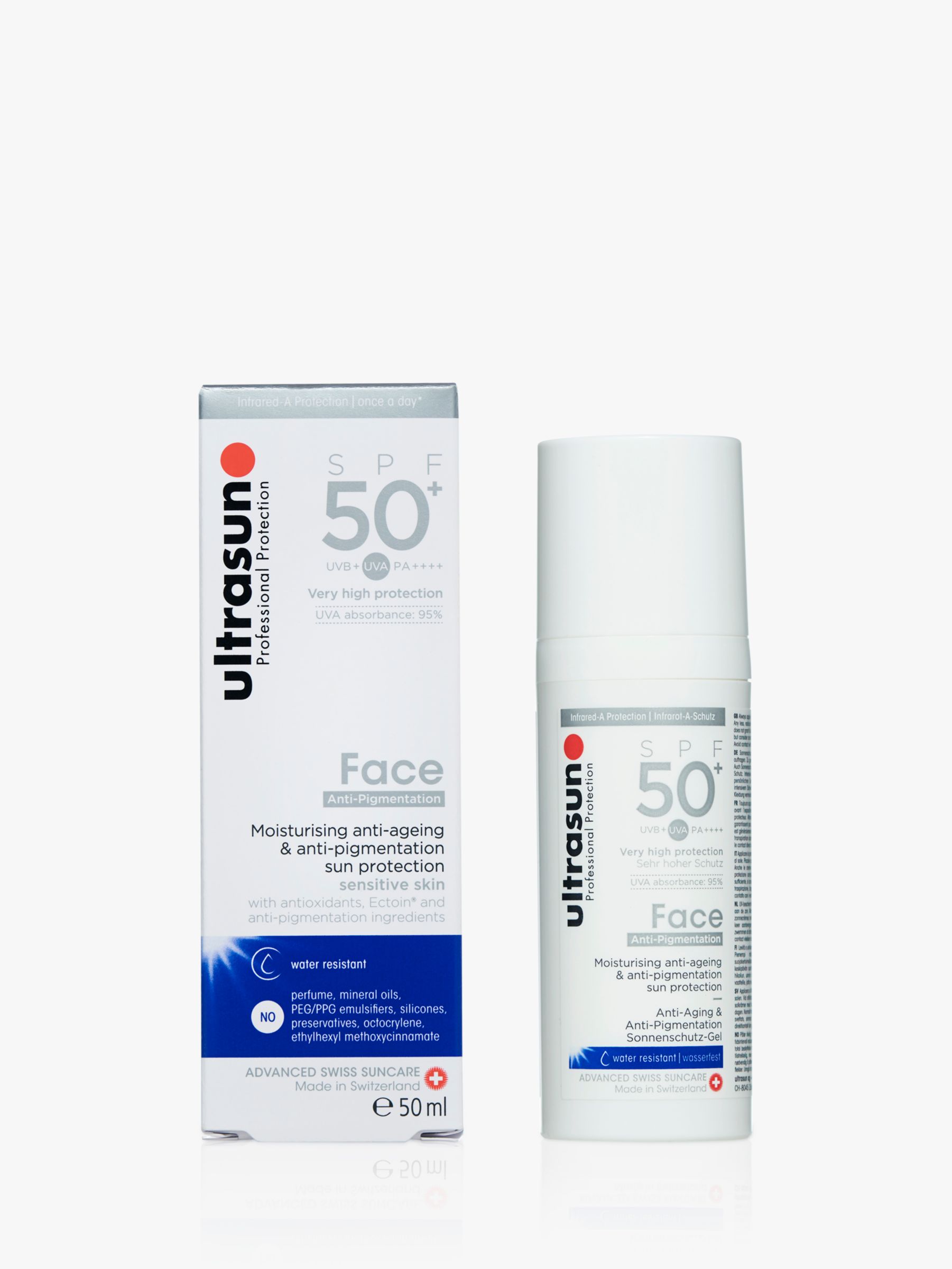 Ultrasun SPF50+ Anti-Ageing Facial Sun Cream, 50ml at John Lewis & Partners
