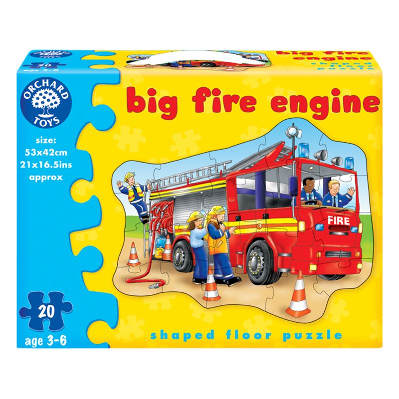 Orchard Toys Big Fire Engine Jigsaw Puzzle, 20 Pieces