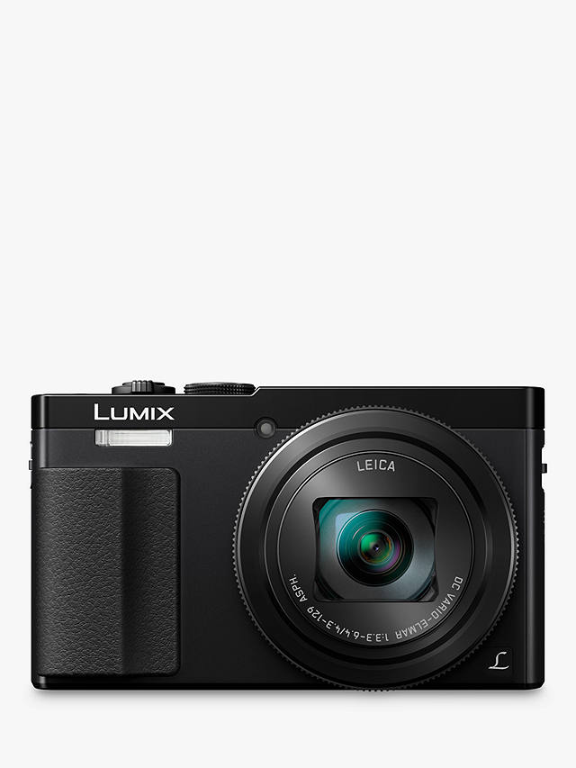 Panasonic Lumix DMC-TZ70 Digital Camera HD 1080p, 12.1MP, 30x Optical Zoom, NFC, Wi-Fi, Manual Control Ring, EVF, 3" LCD Screen, Black