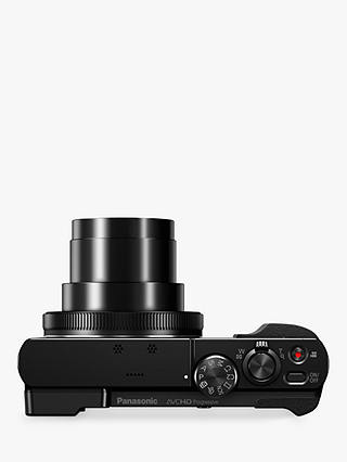Panasonic Lumix DMC-TZ70 Digital Camera HD 1080p, 12.1MP, 30x Optical Zoom, NFC, Wi-Fi, Manual Control Ring, EVF, 3" LCD Screen, Black
