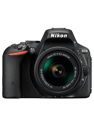 Nikon D5500 Digital SLR Camera, HD 1080p, 24.2MP, Wi-Fi, 3.2" Vari-angle LCD Screen With 18-55MM VR Lens