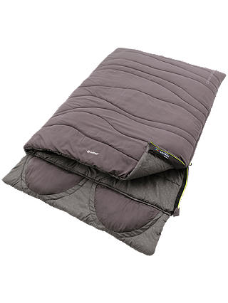 Outwell Contour Lux Double Sleeping Bag, Grey
