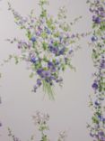 Nina Campbell Suzhou Wallpaper, Blue, NCW4184-04