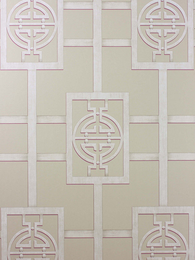 Nina Campbell Sansui Wallpaper, Taupe, NCW4181-01