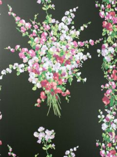 Nina Campbell Suzhou Wallpaper, Chocolate, NCW4184-02
