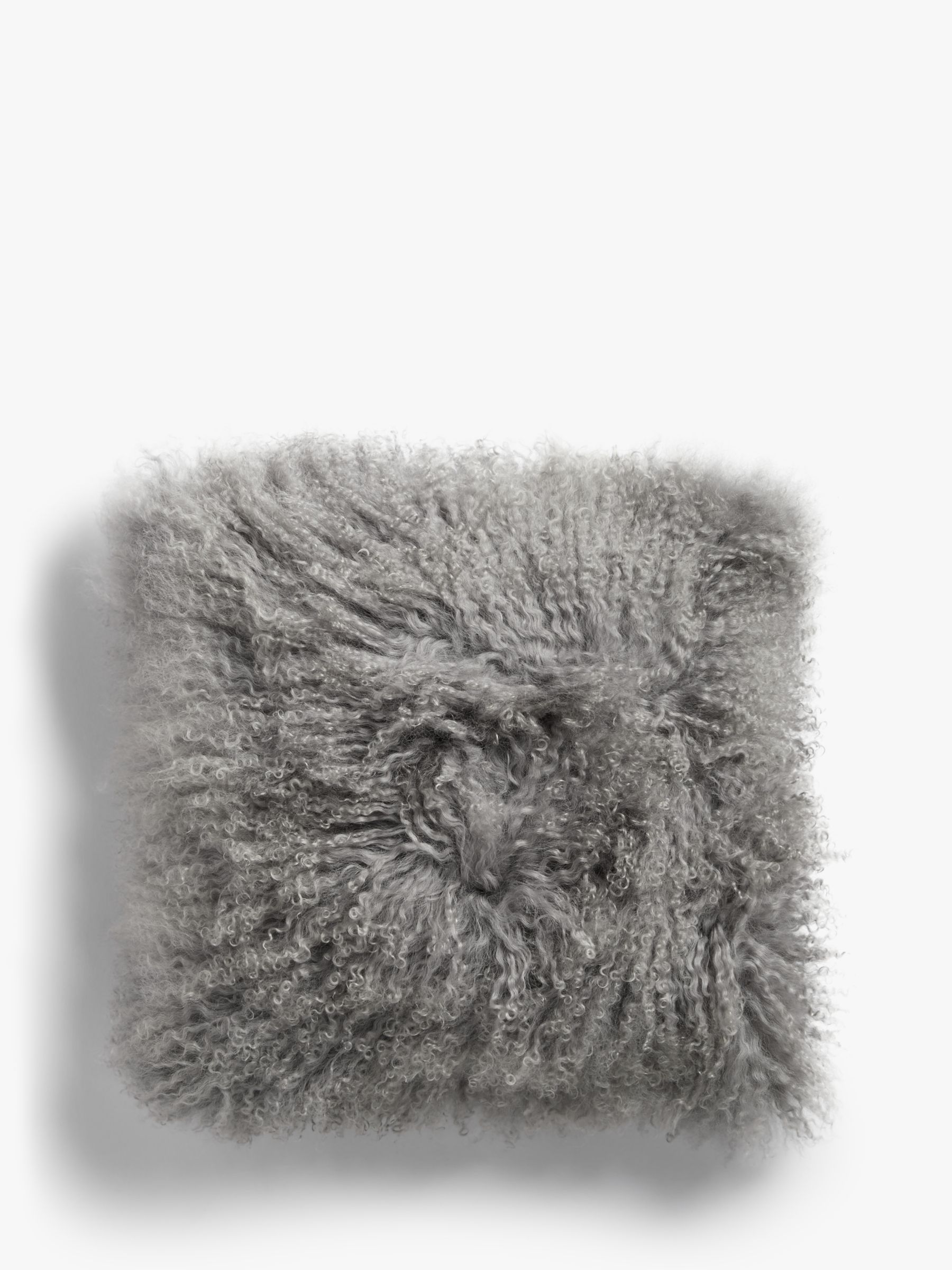 John Lewis & Partners Mongolian Sheepskin Cushion