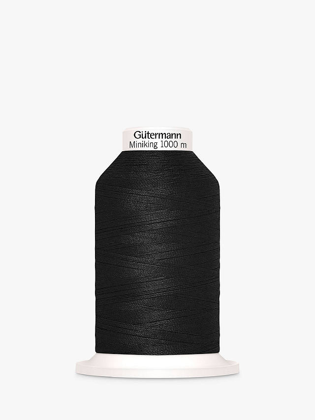 Gütermann creativ Miniking Thread, 1000m, Black