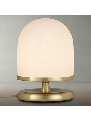 John Lewis & Partners Pod 3-Stage Touch Table Lamp, Satin Brass