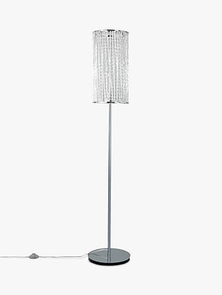 Partners Emilia Crystal Drum Floor Lamp, Floor Lamp With Shade And Crystals