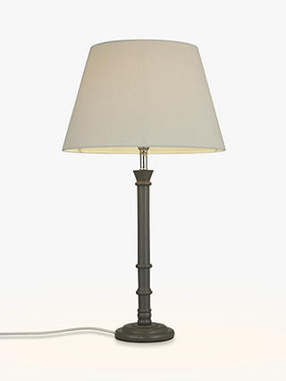 John Lewis & Partners Caitlin Stick Lamp Base, 45cm, Dark Grey