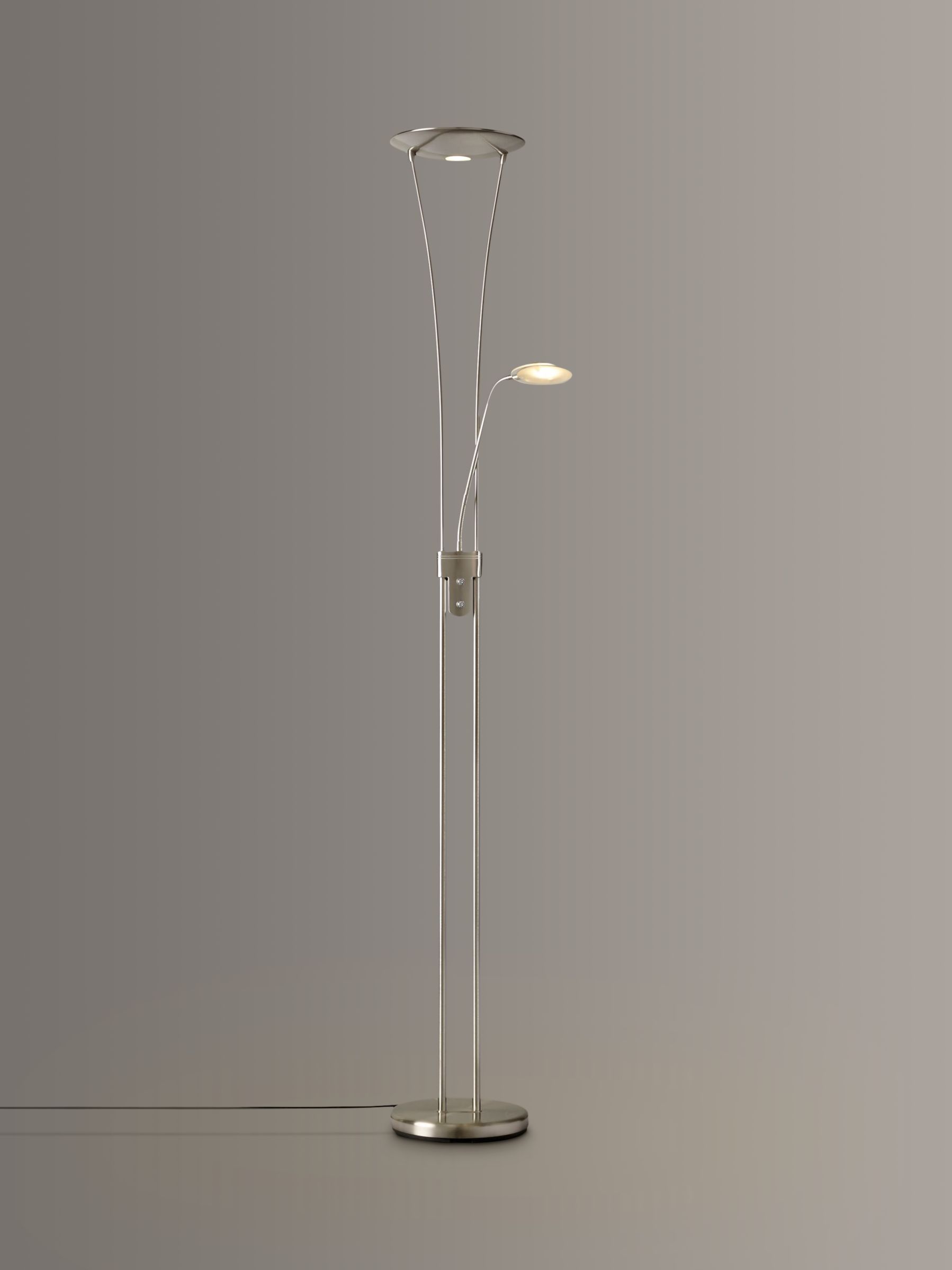 John Lewis Levity LED Uplighter/Reading Floor Lamp