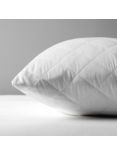 John Lewis Natural Cotton Quilted Square Pillow Protector