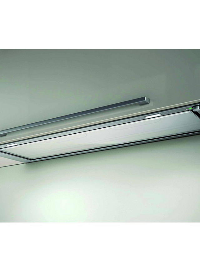 Buy Elica Hidden Integrated Cooker Hood, Stainless Steel/White Glass, D Energy Rating Online at johnlewis.com