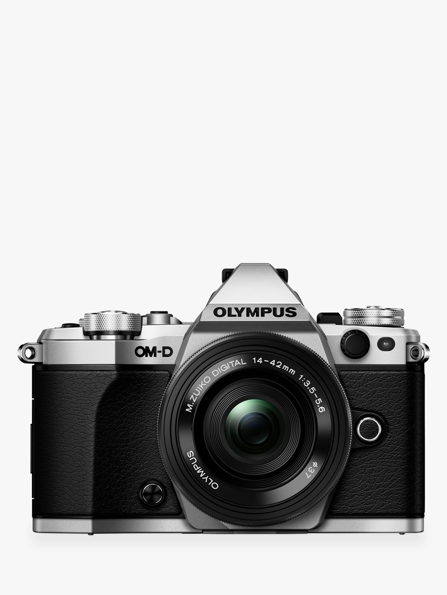 Olympus OM-D E-M5 Mark II Compact System Camera, HD 1080p, 16MP, Wi-Fi, 3 LCD Touch Screen with M.ZUIKO DIGITAL 14-42mm EZ Lens