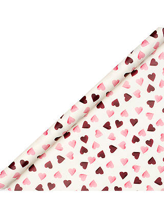Emma Bridgewater Pink Hearts Gift Wrap Roll, 3m