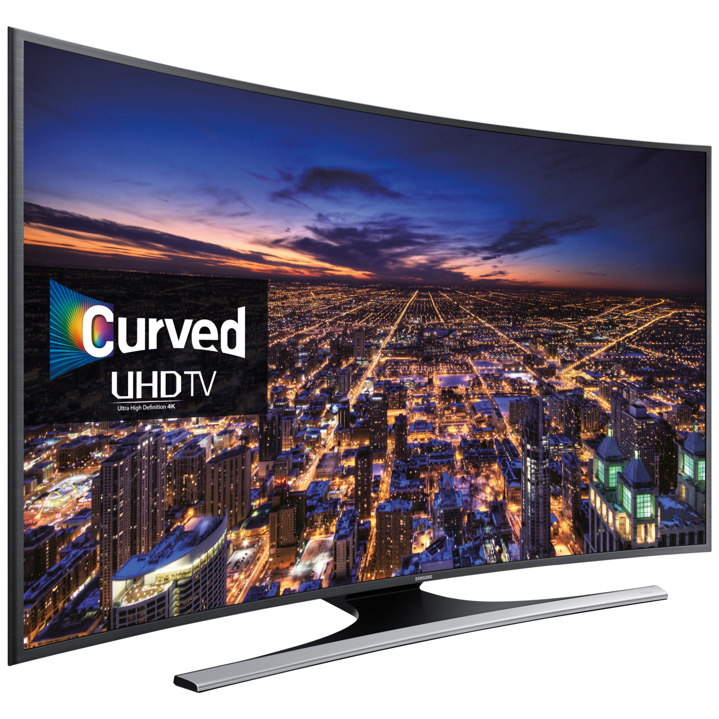 Samsung UE48JU6500 Curved HDR 4K Ultra HD Smart TV, 48" with HD, Built-In Wi-Fi and Intelligent Navigation