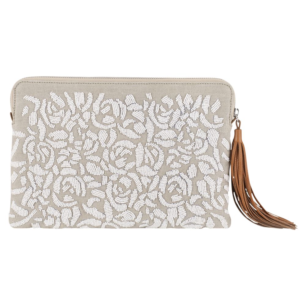 neutral clutch bag