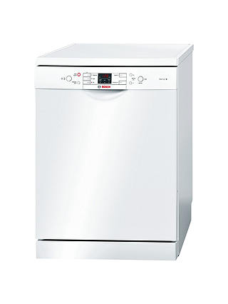 Bosch SMS53M02GB Freestanding Dishwasher, White