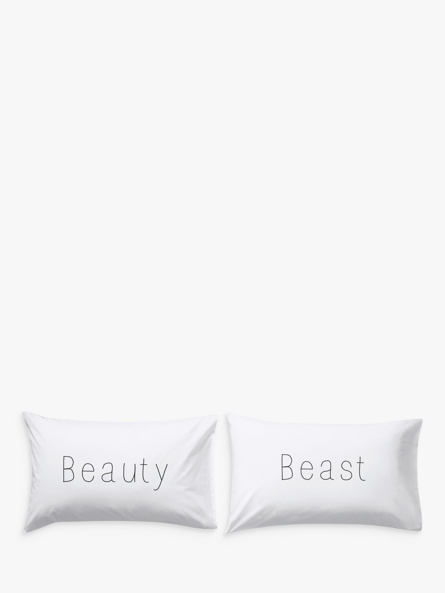 Home Furniture Diy Beauty And The Beast Themed Pillowcase Set
