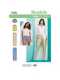 Simplicity Women's Trousers and Shorts Sewing Pattern, 1165