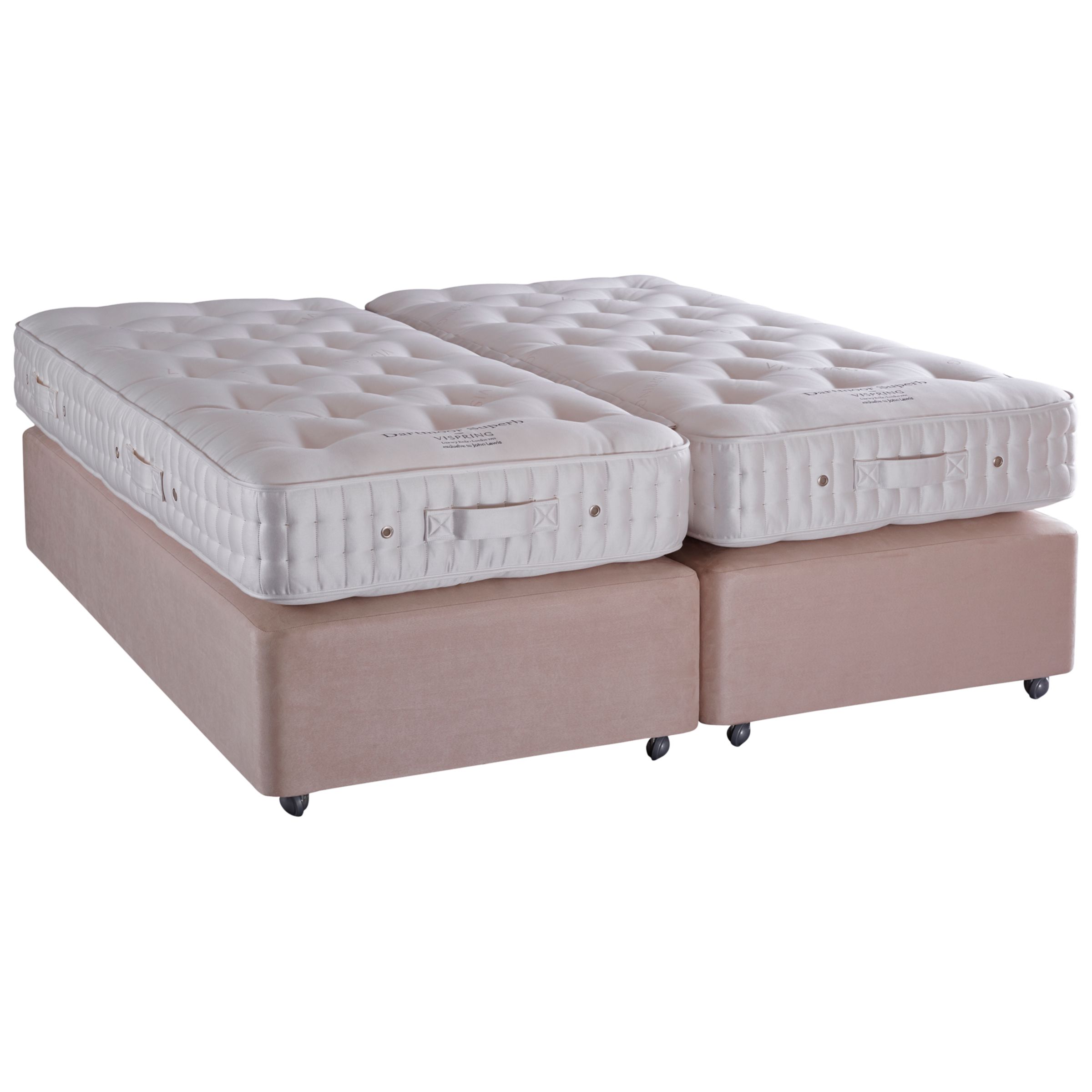 Vispring Dartmoor Superb Zip Link Divan Base and Mattress