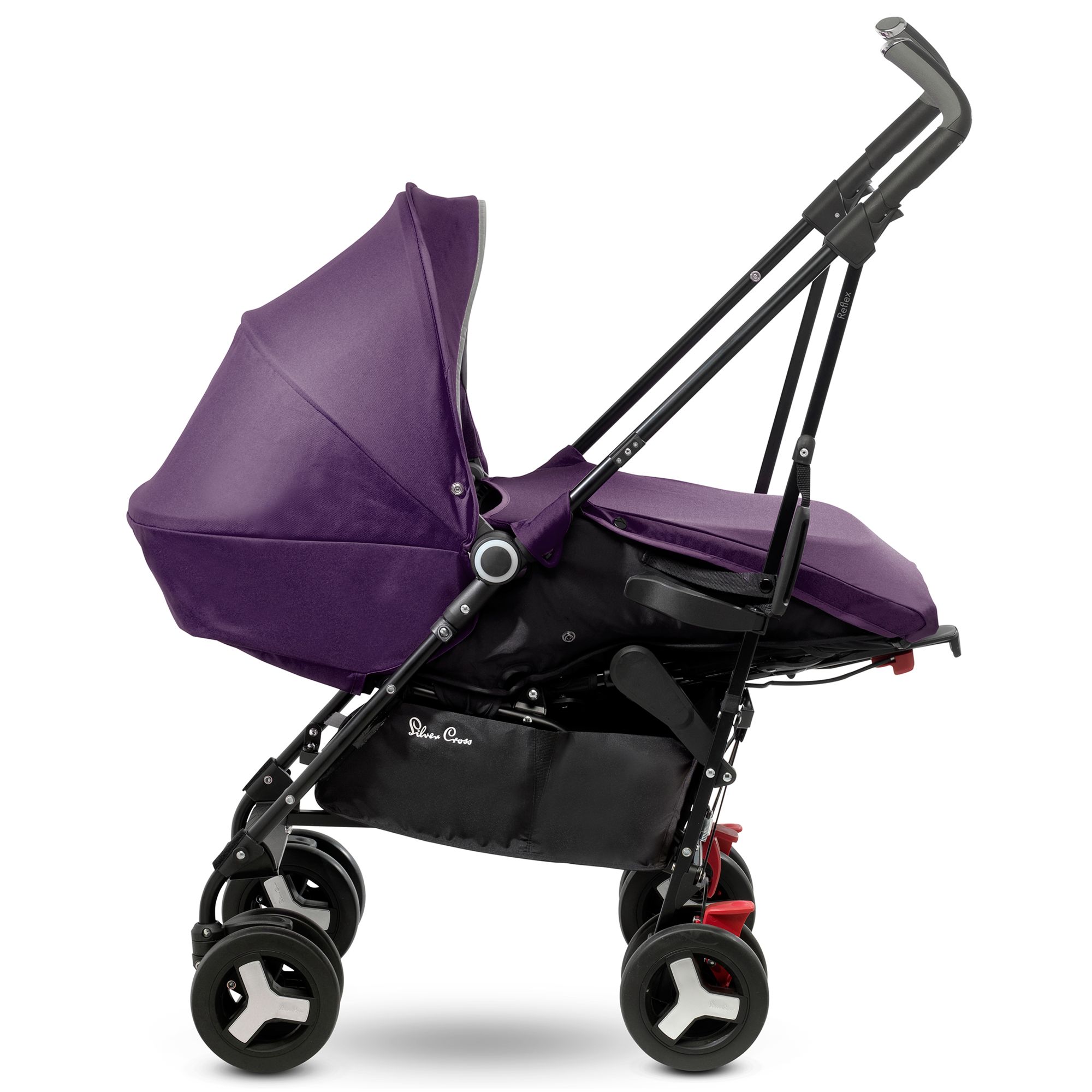 silver cross purple stroller