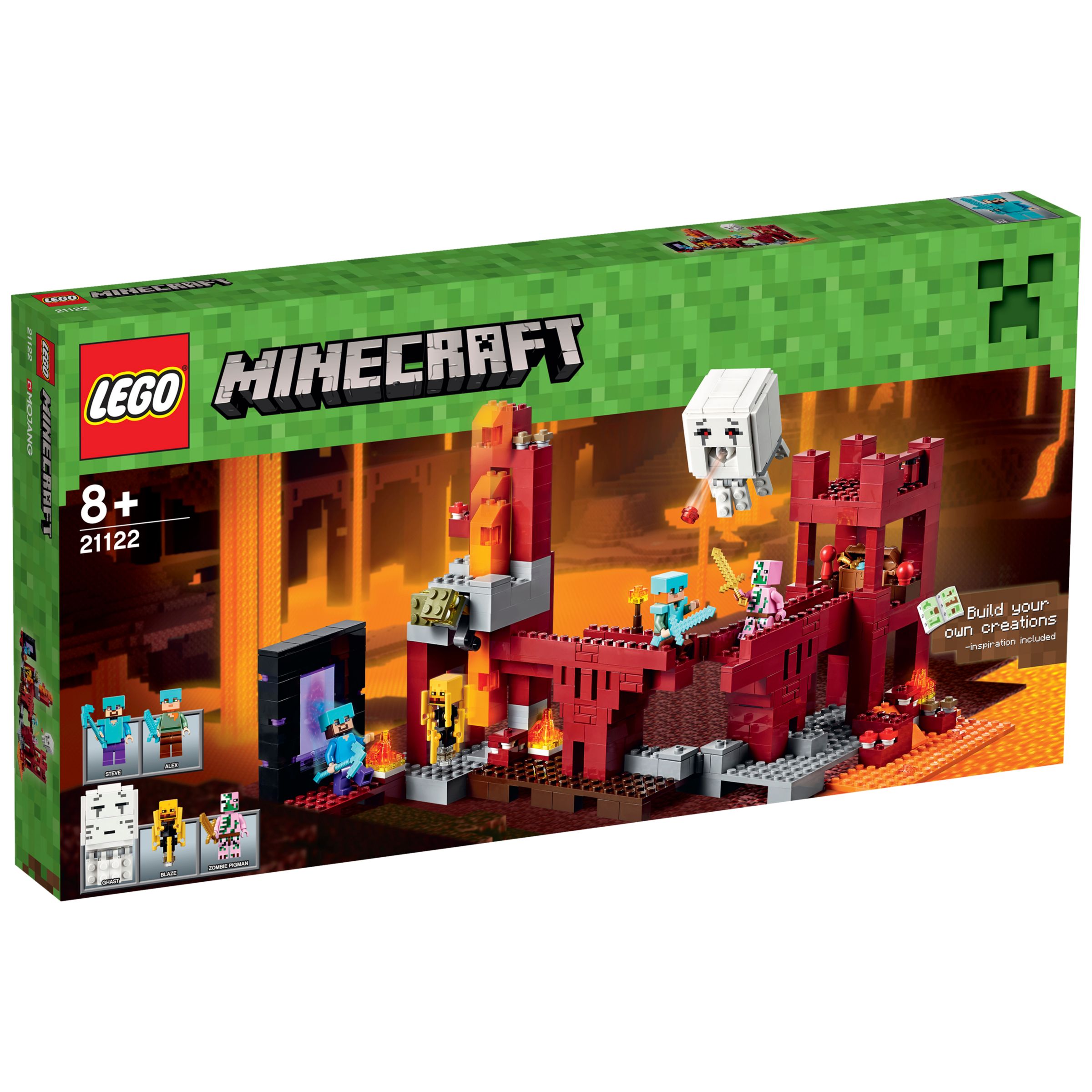 LEGO Minecraft 21122 The Nether Fortress at John Lewis & Partners