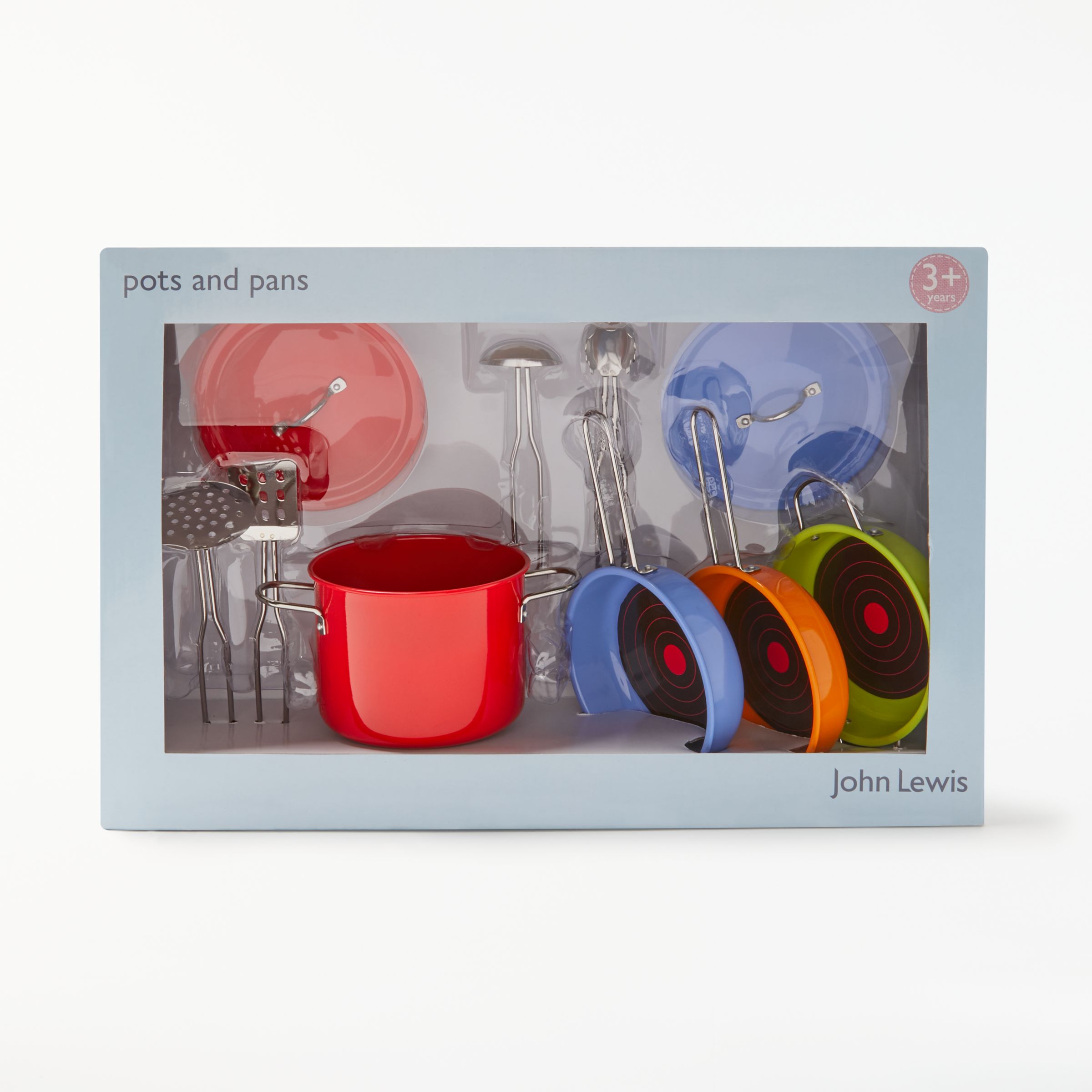 plastic pots and pans playset
