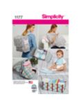 Simplicity Children's Accessories Sewing Pattern, 1177, One Size