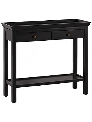 Neptune Aldwych Small Console Table, Warm Black