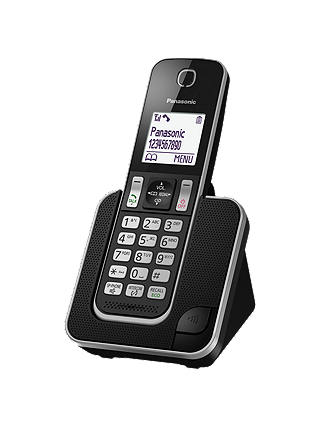 Panasonic KX-TGD310EB Digital Cordless Phone with Nuisance Call Control, Single DECT