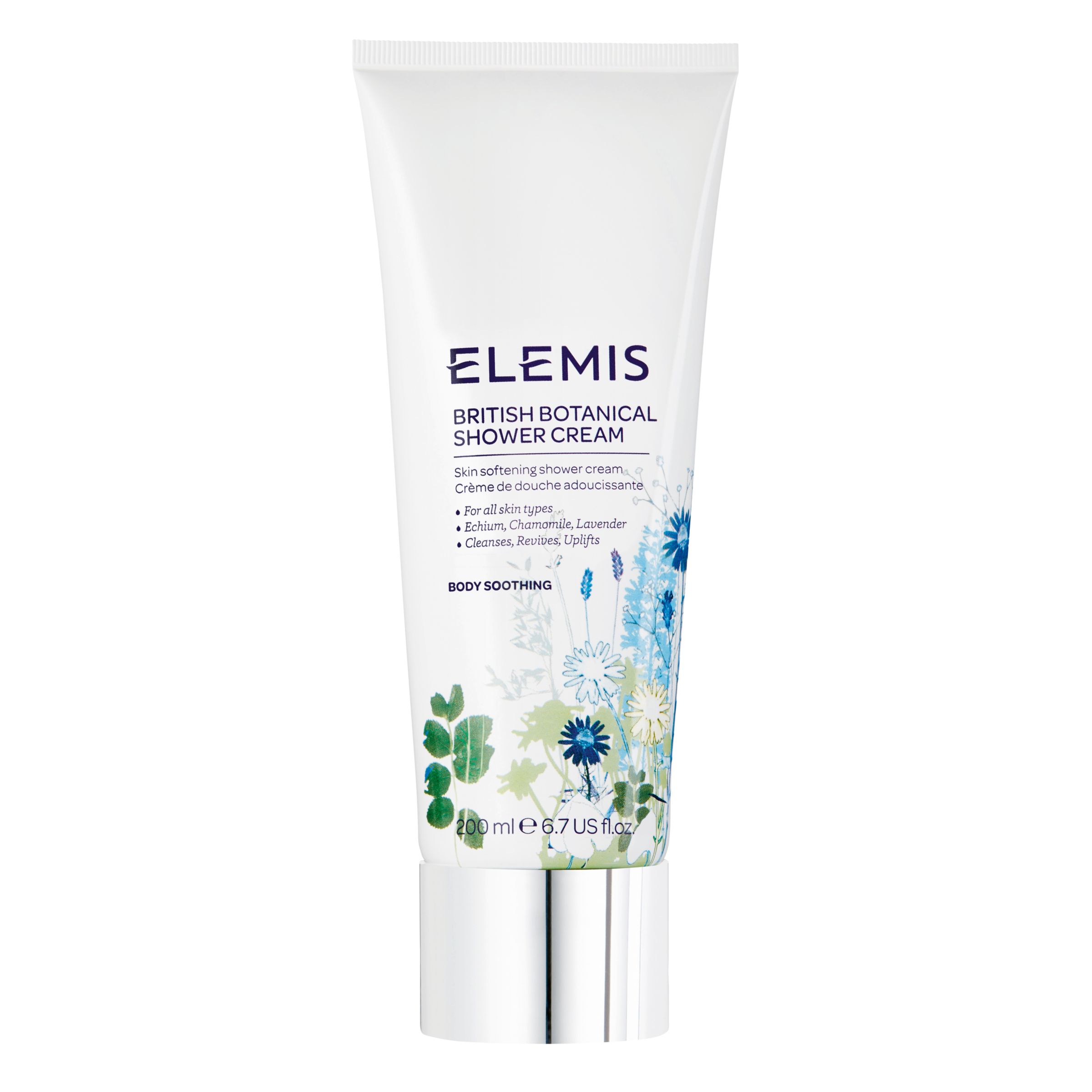 Elemis British Botanicals Body Soothing Shower Cream, 200ml