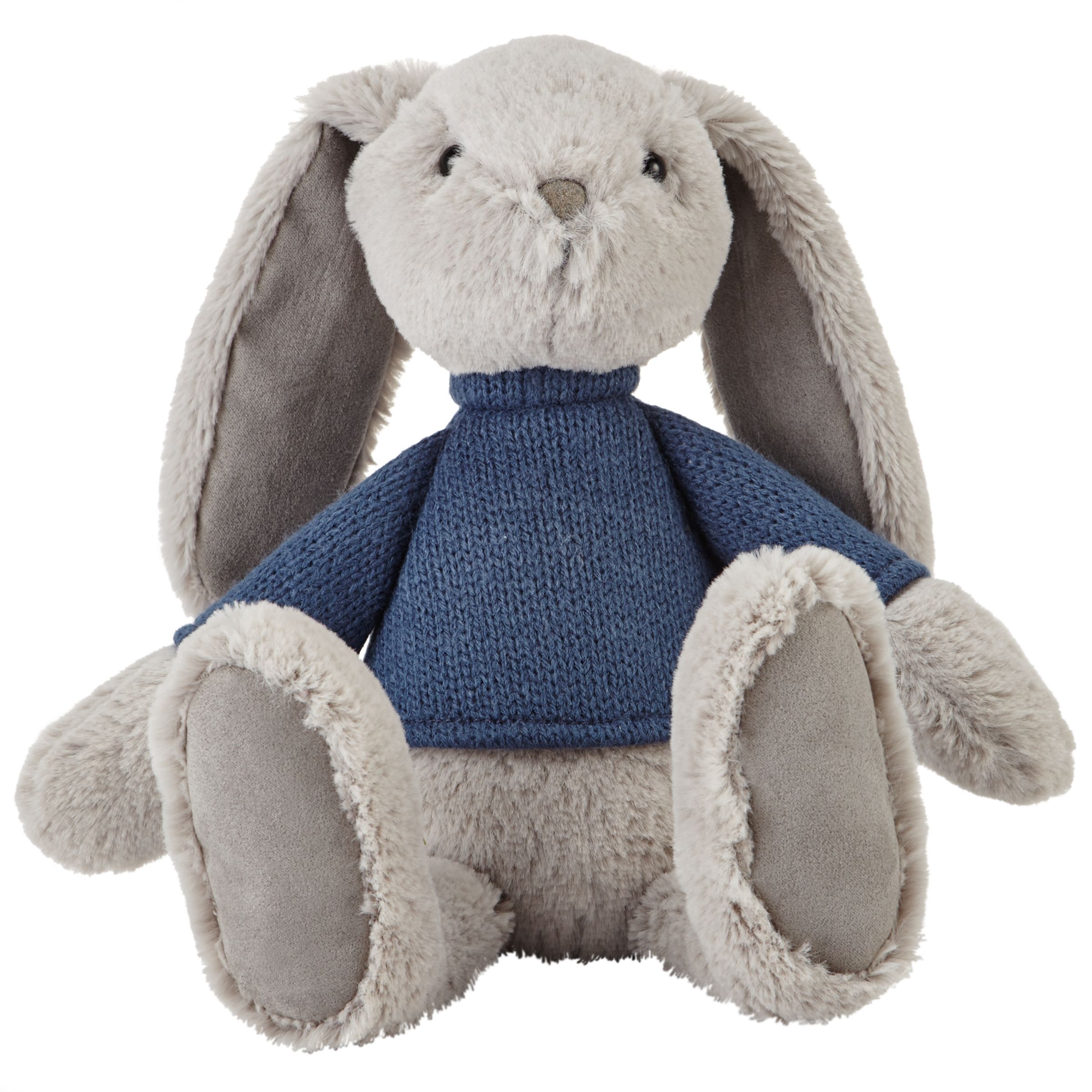 John Lewis Bunny In A Jumper Soft Toy at John Lewis & Partners
