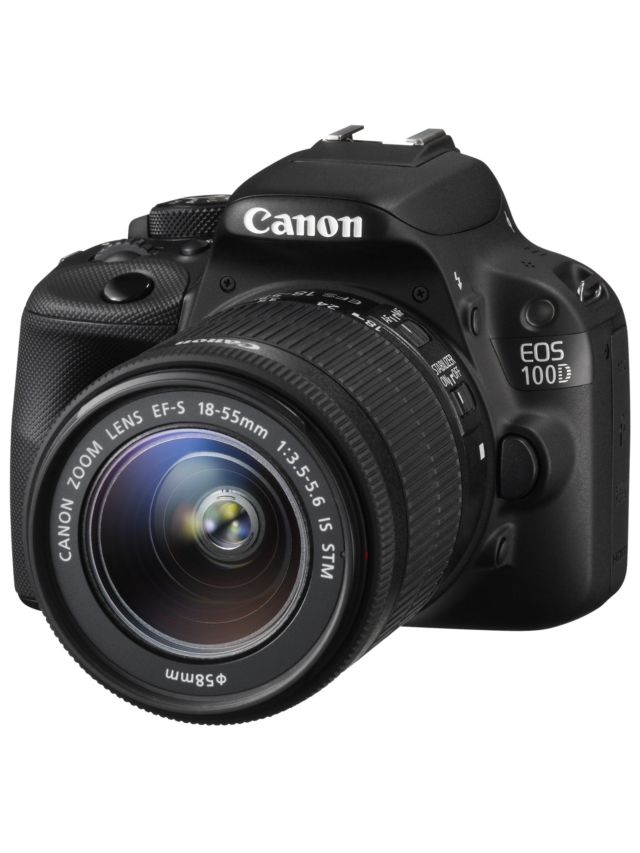 Canon EOS 100D Digital SLR Camera with 18-55 IS STM Lens, HD 1080p